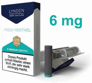 LYNDEN Depots Fresh Menthol 6 mg Nikotin
