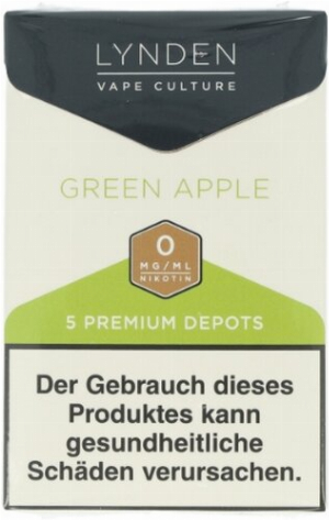 LYNDEN Depots Green Apple 0mg Nikotin