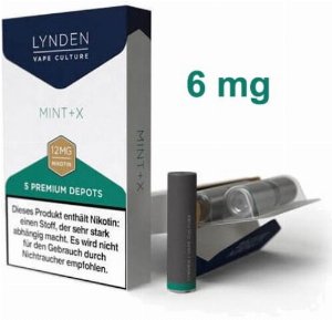 LYNDEN Depots Mint + X 6 mg Nikotin