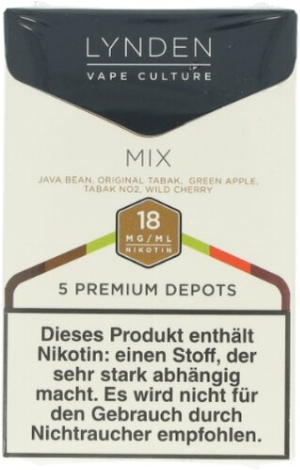 LYNDEN Depots MIX 18mg Nikotin