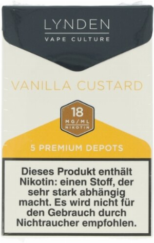 LYNDEN Depots Vanilla Custard 18mg Nikotin