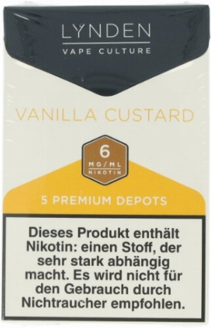 LYNDEN Depots Vanilla Custard 6mg Nikotin