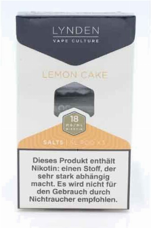 LYNDEN SL POD Salts Lemon Cake Pods 18mg/ml 3Stk.