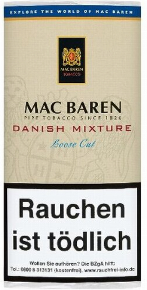 Mac Baren Pfeifentabak Danish Mixture 50g Päckchen