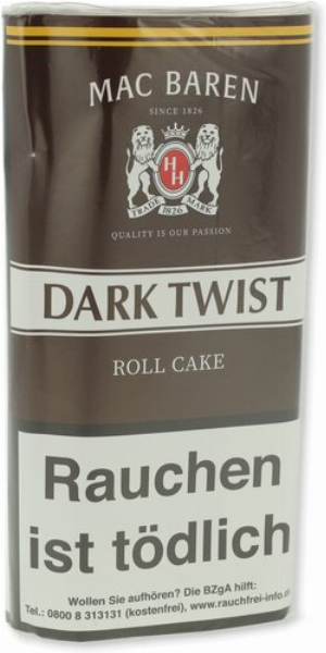 Mac Baren Pfeifentabak Dark Twist 50g Päckchen
