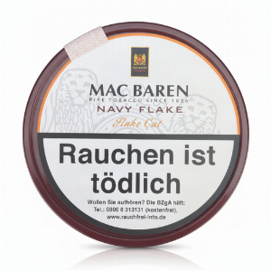 Mac Baren Pfeifentabak Navy Flake 100g Dose