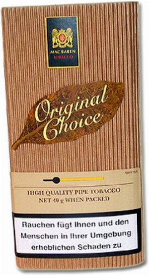 Mac Baren Pfeifentabak Original Choice 40g Päckchen