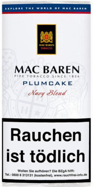 Mac Baren Pfeifentabak Plumcake 50g Päckchen
