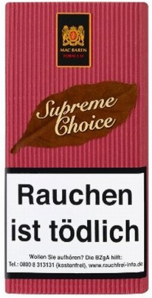 Mac Baren Pfeifentabak Supreame Choice (Cherry) 40g Päckchen