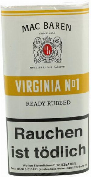 Mac Baren Pfeifentabak Virginia No 1 50g Päckchen
