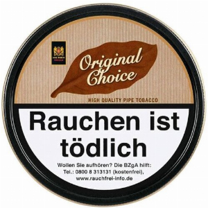 Mac Baren Tabak Original Choice 100g Dose Pfeifentabak