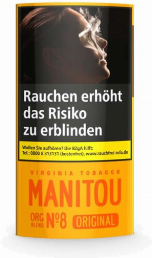 Manitou Tabak ohne Zusatzstoffe ORG Gold 30g Päckchen Feinschnitt