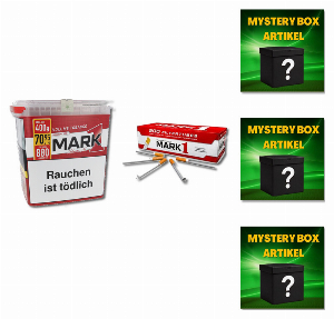 Mark 1 Volumen Tabak 400g Aktionspaket mit Zubehör-Box