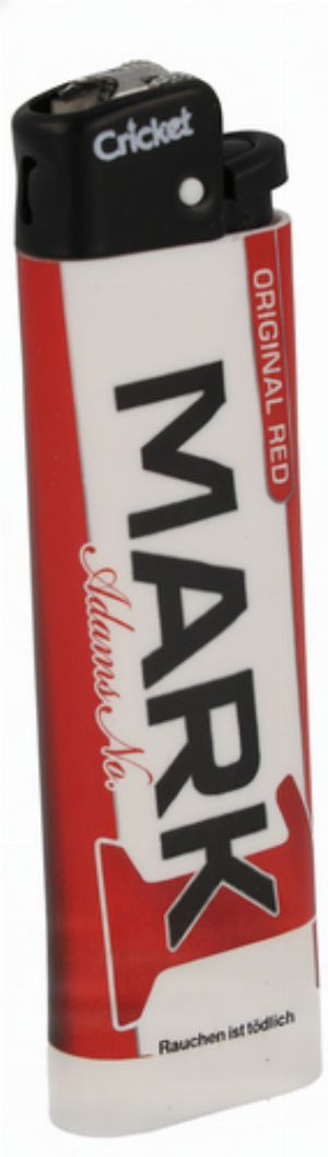 Mark 1 Feuerzeug Schwarz / Rot / Weiß 