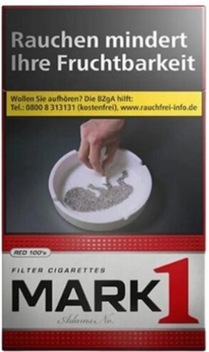 Mark Adams No.1 Original  Red 100s