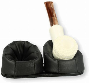 Martin Wess Classic 201-2 Pfeifenständer Schwarz Lammleder