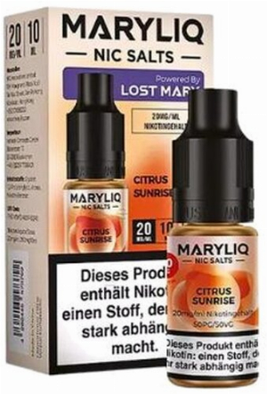 Maryliq Nic Salts Citrus Sunrise 20mg