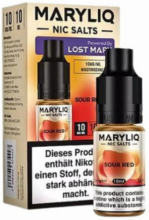 Maryliq Nic Salts Sour Red 10mg