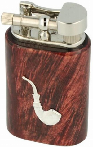 Mastro de Paja Pfeifenfeuerzeug Maestro Pipa Smooth Burgundy