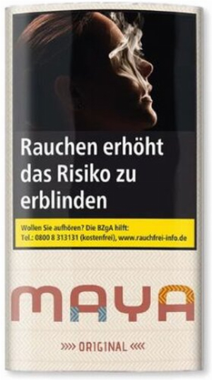 Maya Tabak Red ohne Zusatzstoffe 30g Päckchen Zigarettentabak