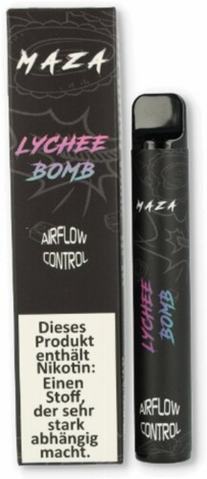 Maza Go Lychee Bomb Einweg E-Zigarette 20mg