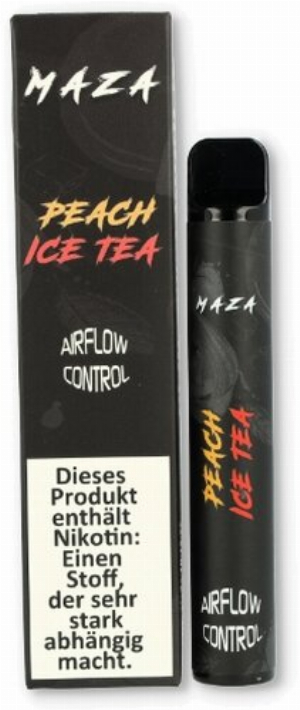 Maza Go Peach Ice Tea Einweg E-Zigarette 20mg