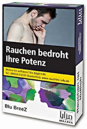 Mazaya Blu BreeZ (Blaubeere & Minze) 50g Wasserpfeifentabak