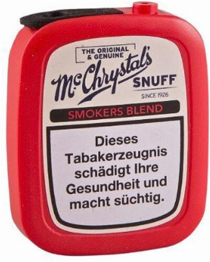 Mc Christals Smokers Blend Snuff 8g Dose