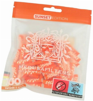 Medusa 6mm Aktivkohlefilter Sunset Edition 100 Stück