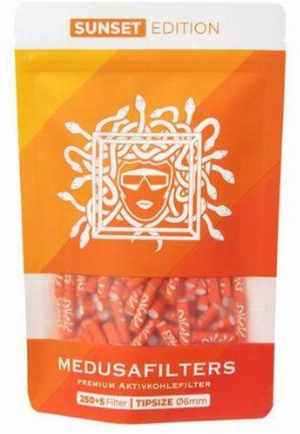 Medusa 6mm Aktivkohlefilter Sunset Edition 250 Stück
