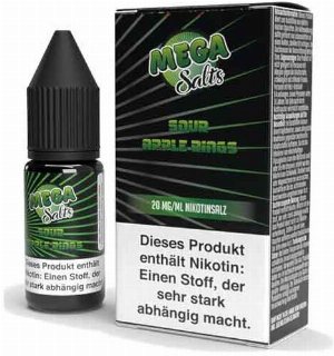 Mega Salts Sour Apple-Rings Nikotinsalz Liquid 10ml 20mg