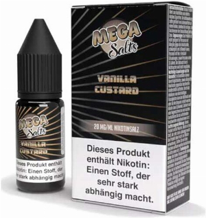 Mega Salts Vanilla Custard Nikotinsalz Liquid 10ml 20mg