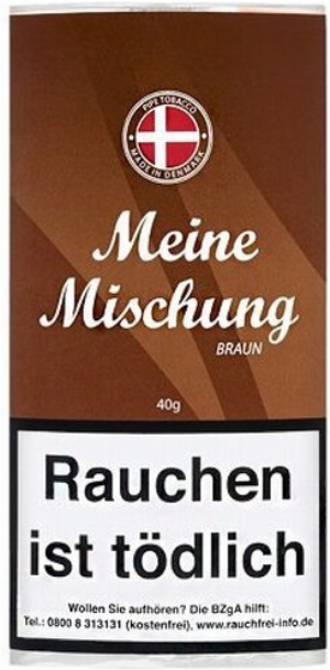 Meine Mischung Pfeifentabak Braun 40g Päckchen