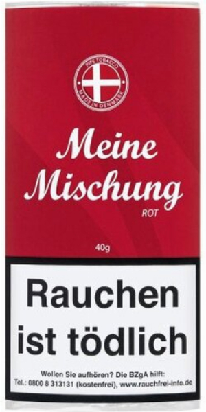 Meine Mischung Rot Pfeifentabak 40g Päckchen