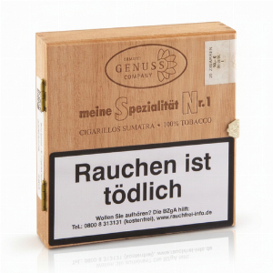meine Spezialität Zigarillos Sumatra Nr.1 20 Stück