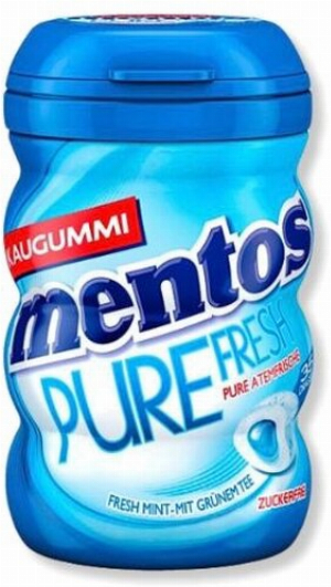 Mentos Pure Fresh Mint Kaugummi Zuckerfrei 70g
