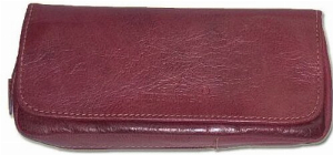 Mestango Kombi-Beutel mit Überschlag Rind Bordeaux