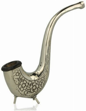 Metallpfeife Alphorn Silber - B-Ware