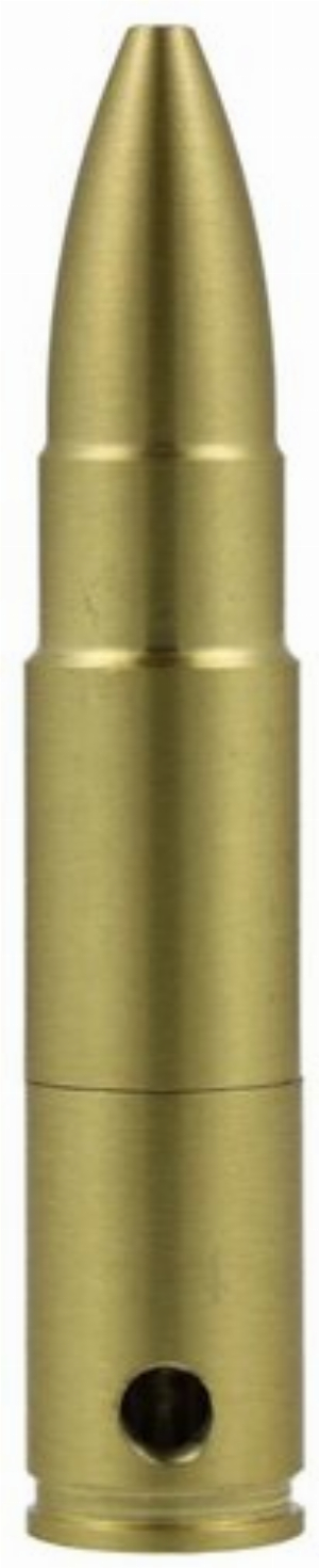 Metallpfeife Bullet messing antik