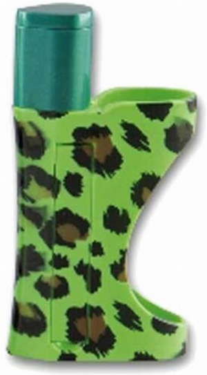 Metallpfeife Wild Fire mit Feuerzeughalter grün