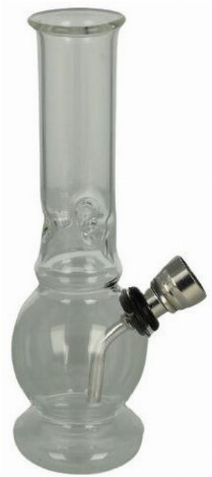 Mini Ice Bong mit Metallchillum Nr.2