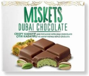 Miskets nach Dubai Art Schokolade 100g Tafel