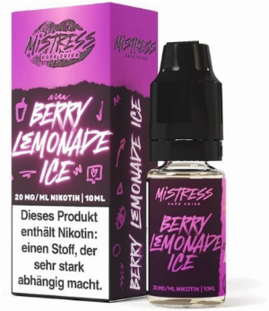 Mistress Vape Juice Berry Lemonade Ice 20mg Nic Salt Liquid
