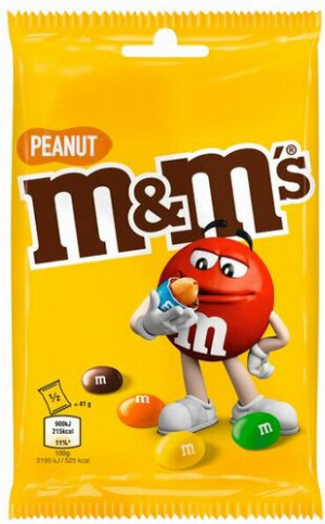 M&Ms Peanut 82g 