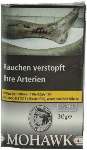 Mohawk Tabak Zware Shag 30g Päckchen Feinschnitt