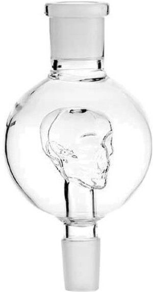 Molasse Fänger Skull Glas transparent