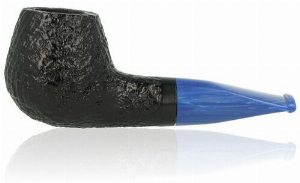 Molina Azzurro Sandblast Pfeife Brandy