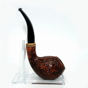 Molina Pfeife Caporale sandgestrahlt Egg Half-Bent