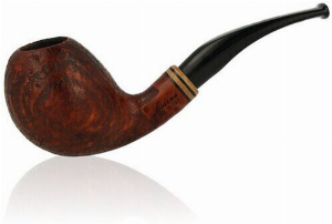 Molina Pfeife Caporale sandgestrahlt Egg Half-Bent