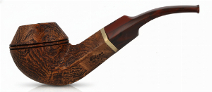 Molina Pfeife Striato Sandblast Brown Nr. 1